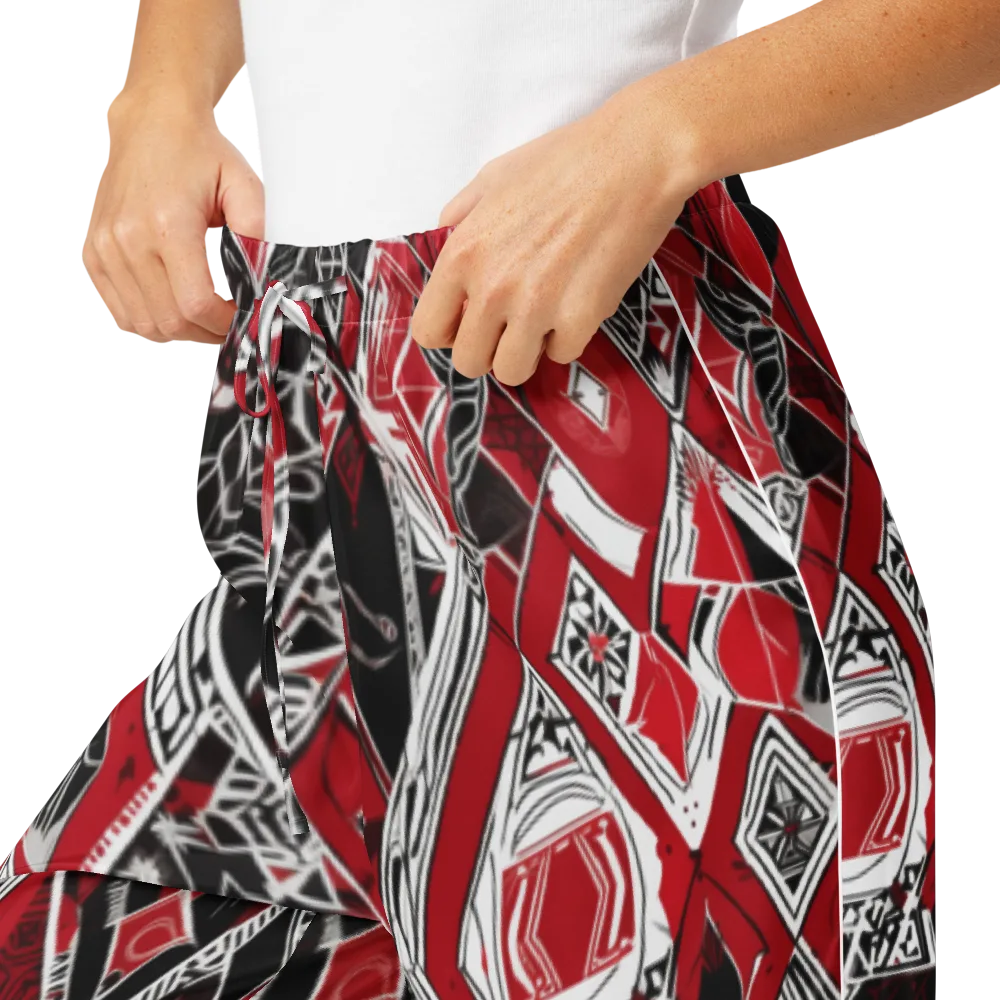 Rouge Geometry on Women's Pajama Pants — Product details