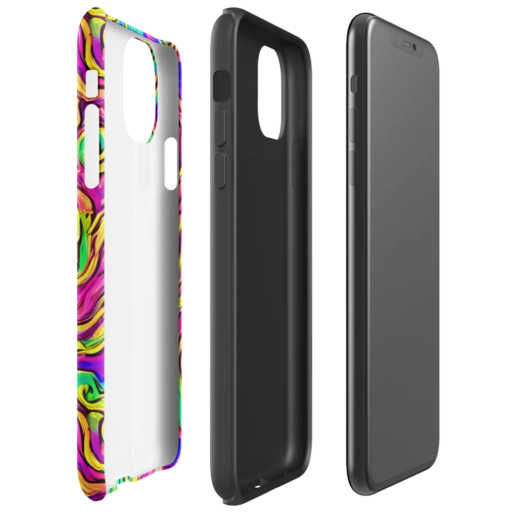 Kaleidoscope Torrent on Tough Case for iPhone® — Right