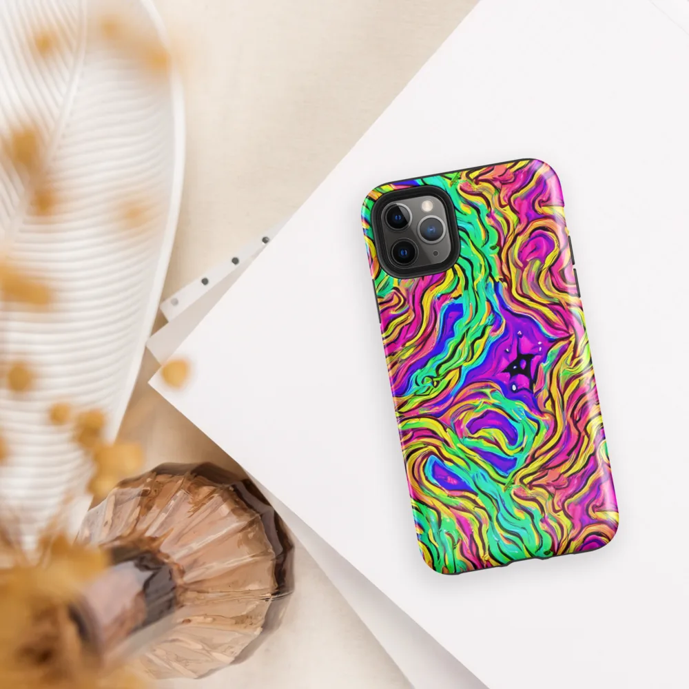 Kaleidoscope Torrent on Tough Case for iPhone® — Front