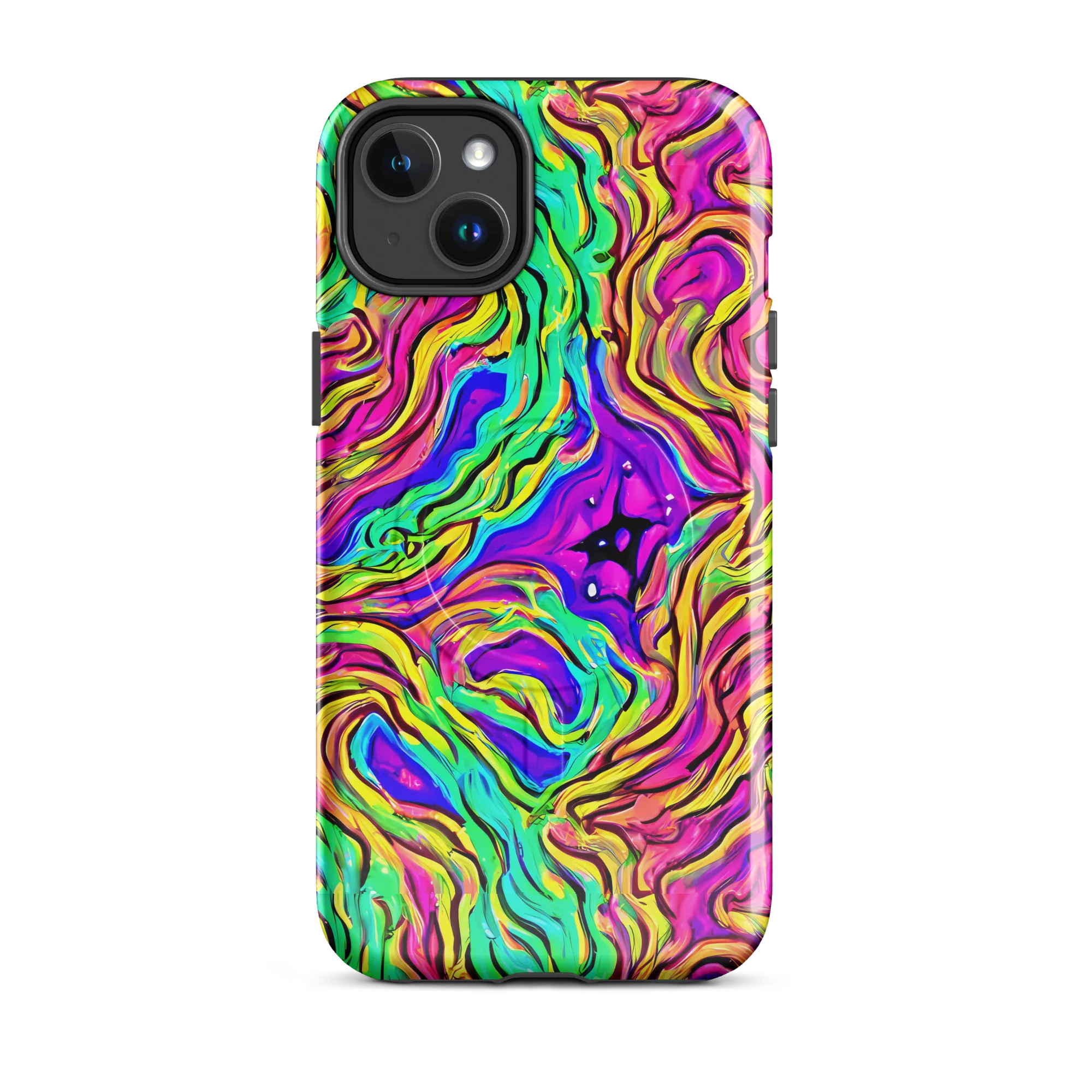 Kaleidoscope Torrent on MagSafe Tough Case for iPhone® — Front