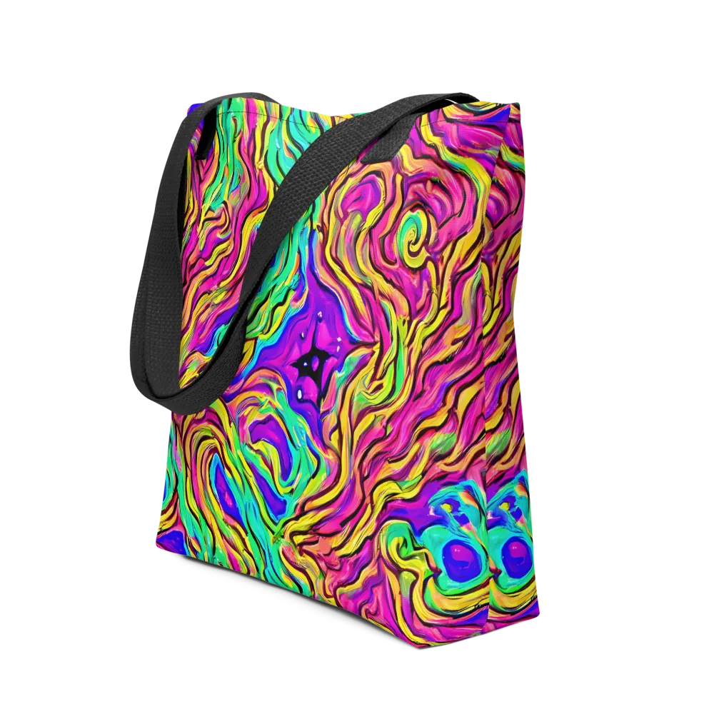 Kaleidoscope Torrent on Tote Bag — Front
