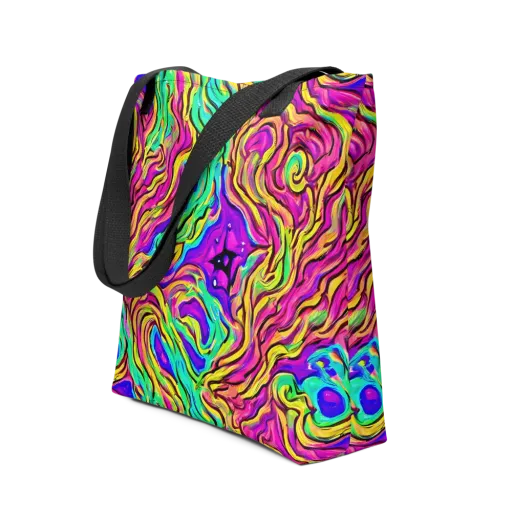 Kaleidoscope Torrent on a Tote Bag