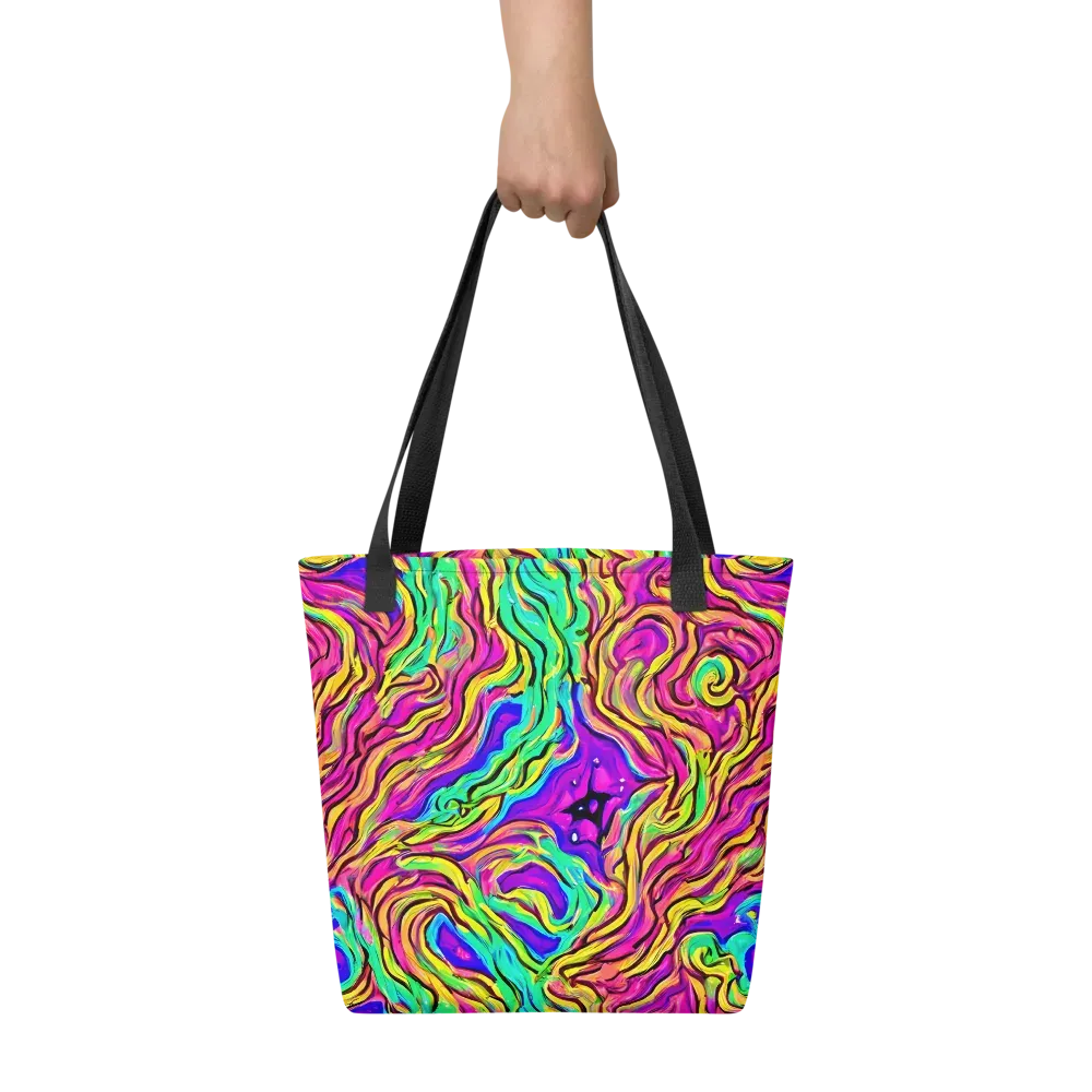 Kaleidoscope Torrent on Tote Bag — Front
