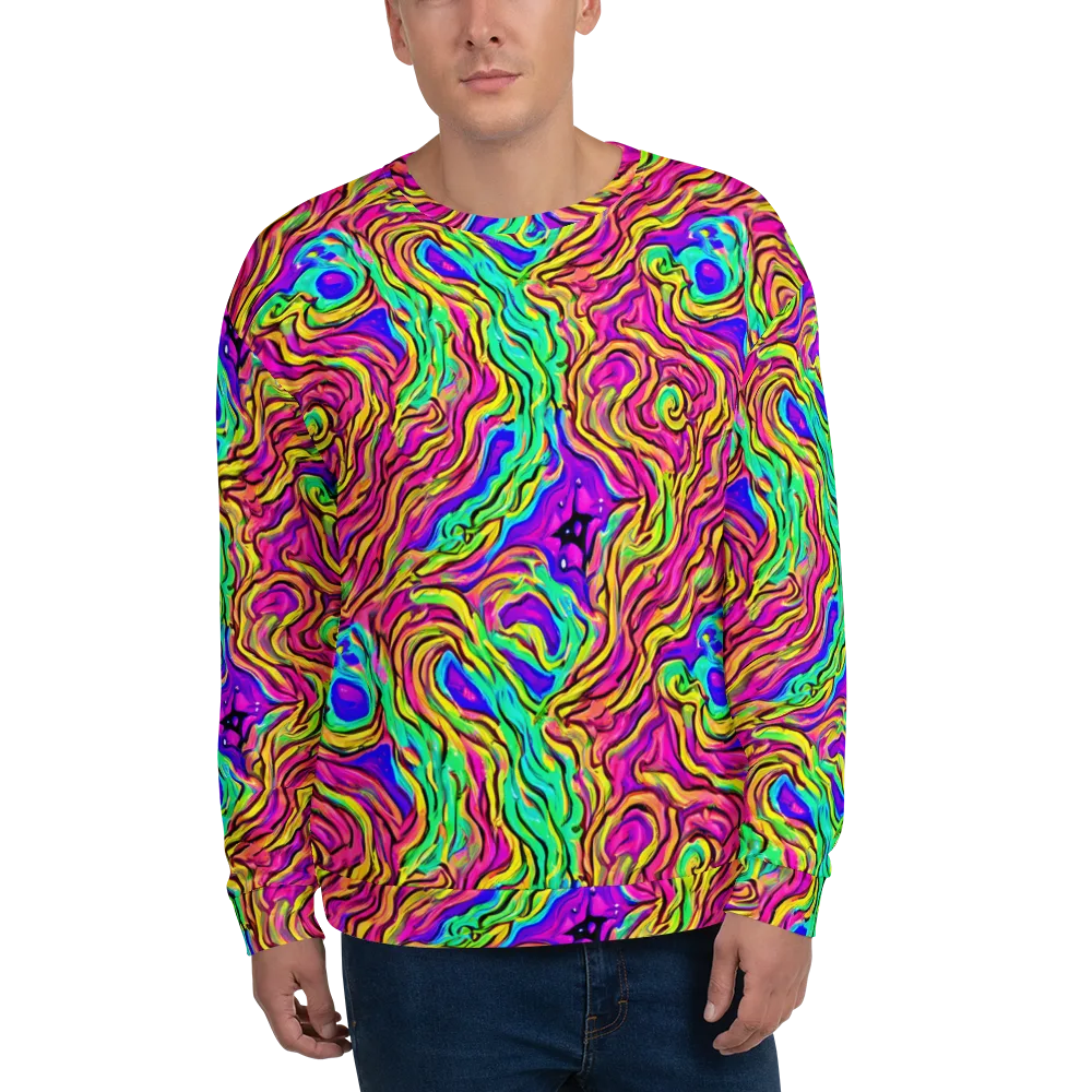 Kaleidoscope Torrent on Sweatshirt — Front