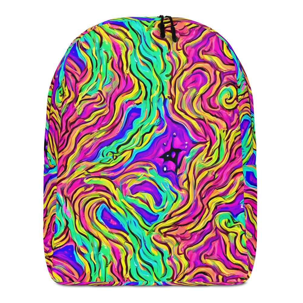 Kaleidoscope Torrent on Minimalist Backpack — Front