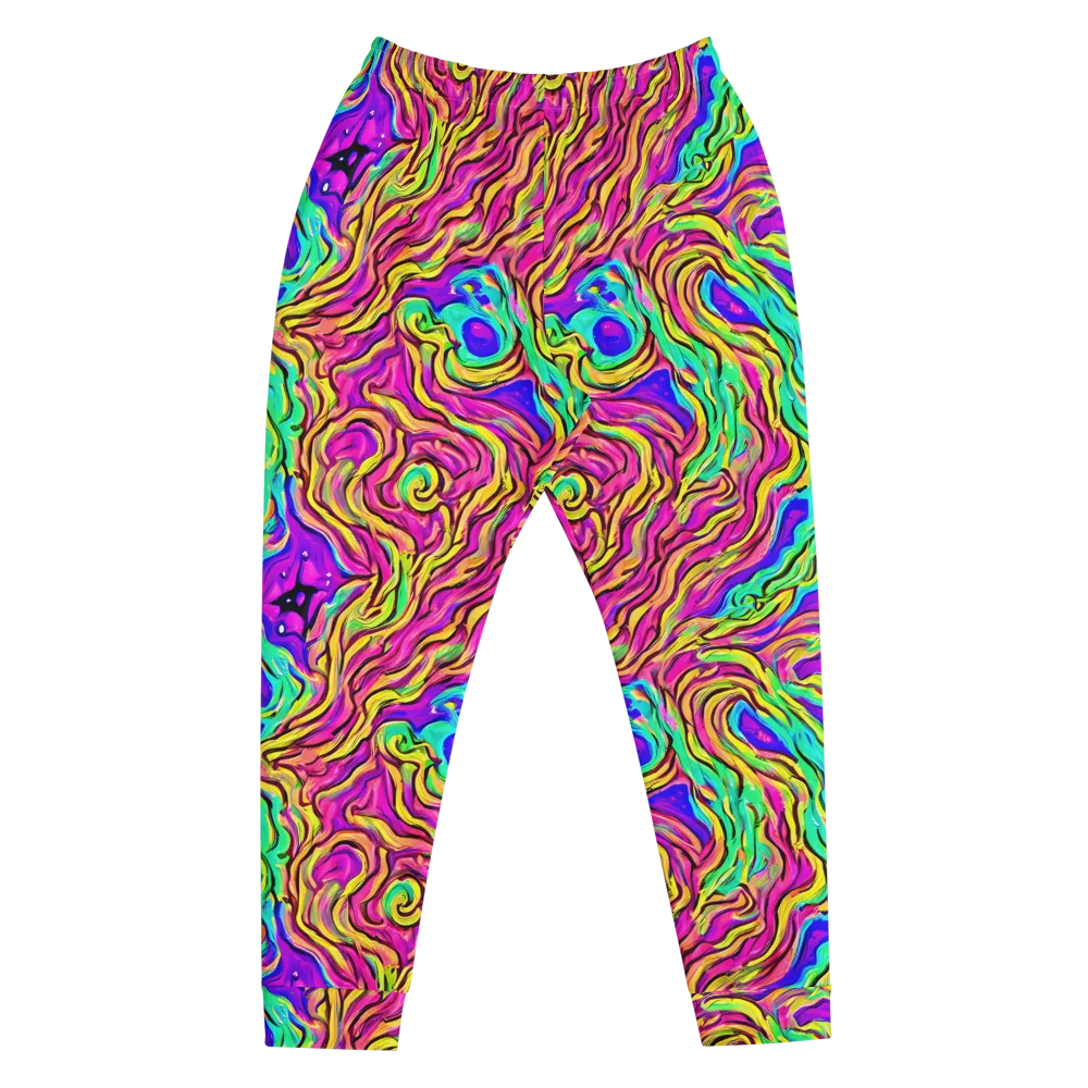 Kaleidoscope Torrent on Men's Joggers — Front