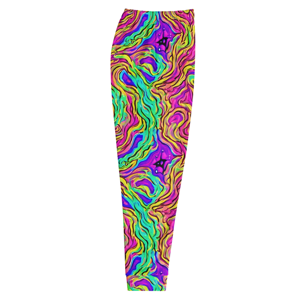 Kaleidoscope Torrent on Men's Joggers — Right