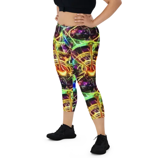 Stellar Thicket on a Capri Leggings