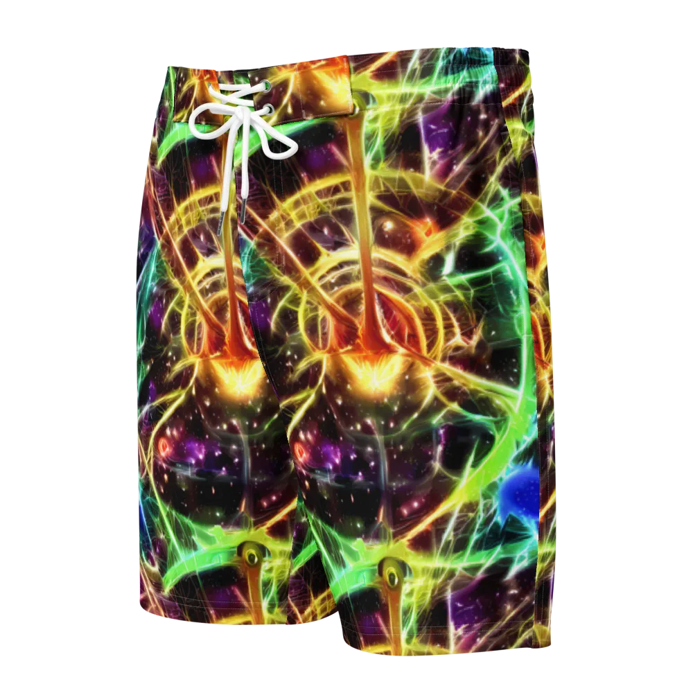 Stellar Thicket on Men's Board Shorts — Front
