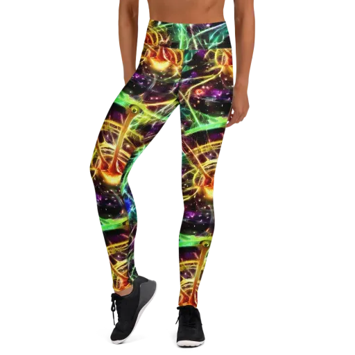 Stellar Thicket on a Yoga Leggings