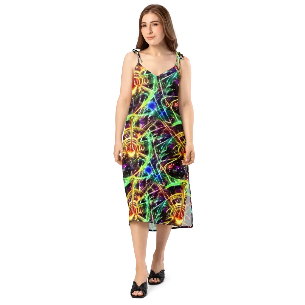 Stellar Thicket on Slip Dress — Front