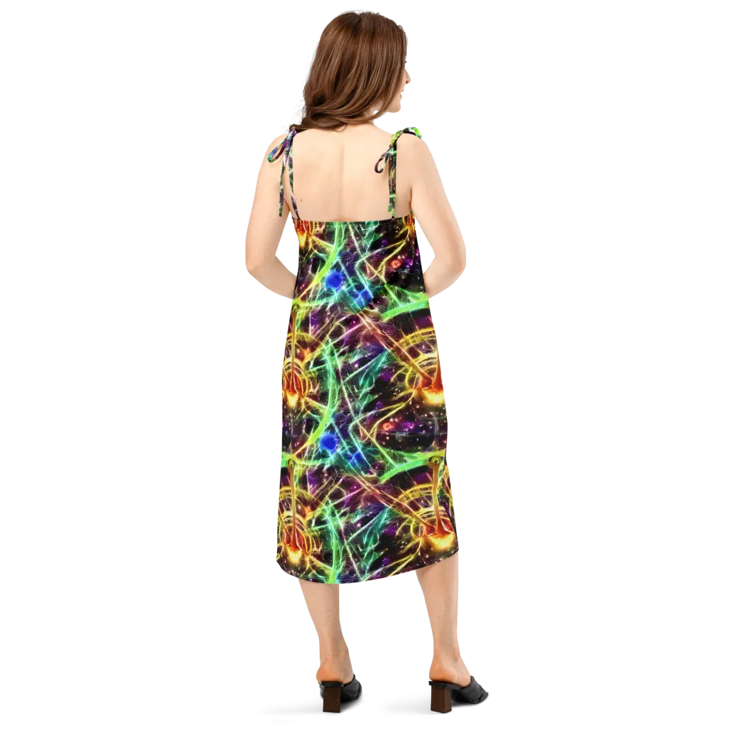 Stellar Thicket on Slip Dress — Back