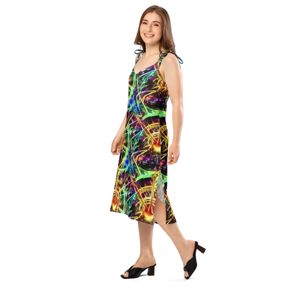 Stellar Thicket on Slip Dress — Left Front