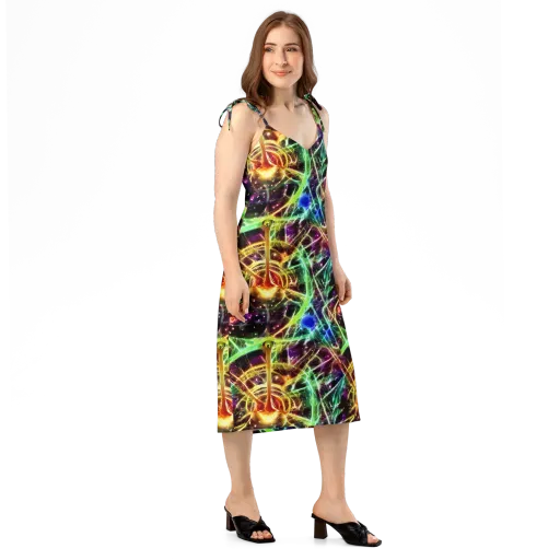 Stellar Thicket on a Slip Dress