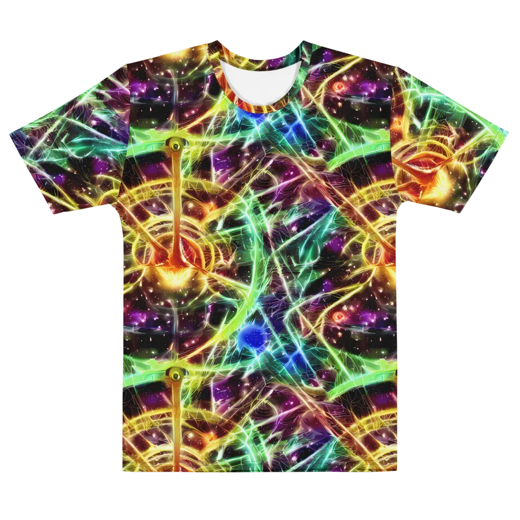Stellar Thicket on Men's Cotton Crew Neck T-Shirt — Front