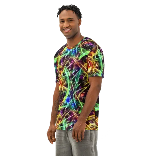Stellar Thicket on a Men's Cotton Crew Neck T-Shirt