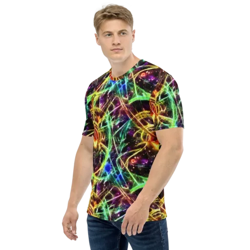 Stellar Thicket on a Men's Crew Neck T-Shirt