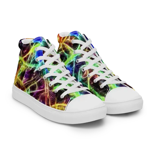 Stellar Thicket on a Men's High Top Canvas Shoes