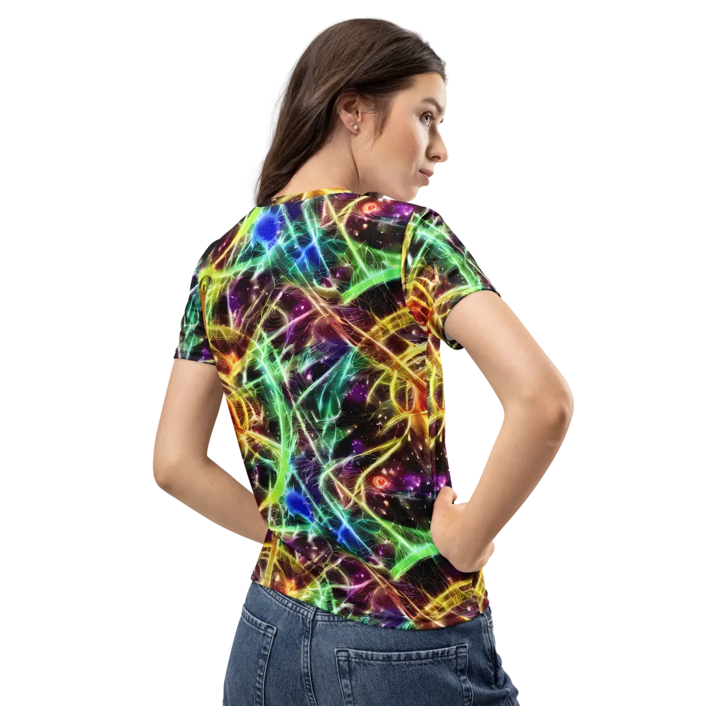 Stellar Thicket on Women's Crew Neck T-Shirt — Back
