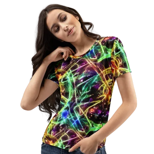 Stellar Thicket on a Women's Crew Neck T-Shirt
