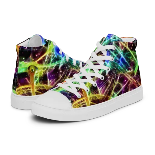 Stellar Thicket on a Women's High Top Canvas Shoes