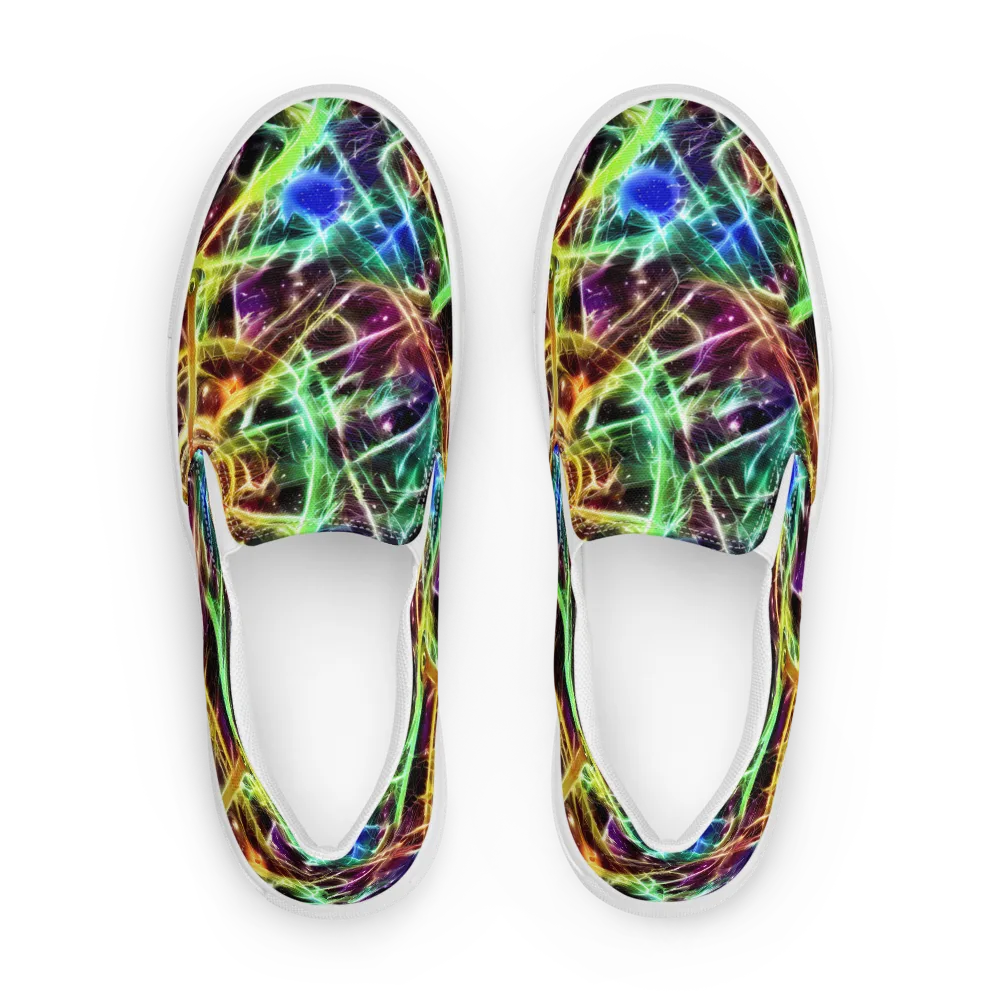 Stellar Thicket on Men's Slip-On Canvas Shoes — Front