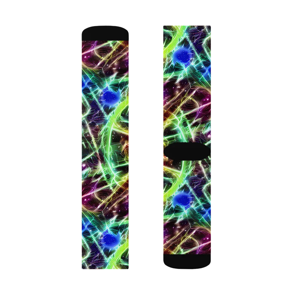 Stellar Thicket on Socks — Left Sock