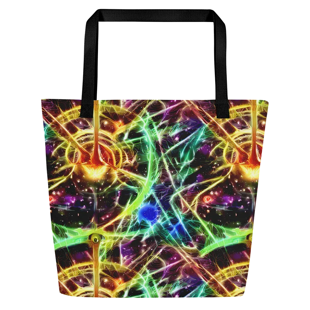 Stellar Thicket on Large Tote Bag W/ Pocket — Front