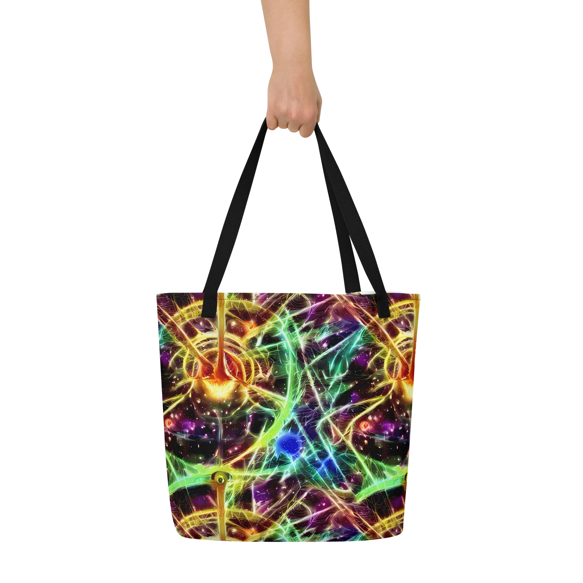 Stellar Thicket on Large Tote Bag W/ Pocket — Front