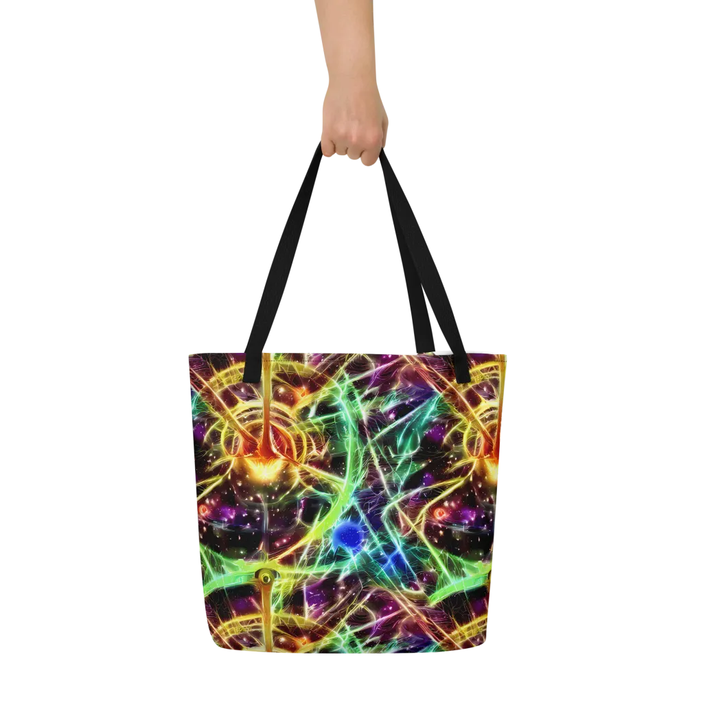 Stellar Thicket on Large Tote Bag W/ Pocket — Front