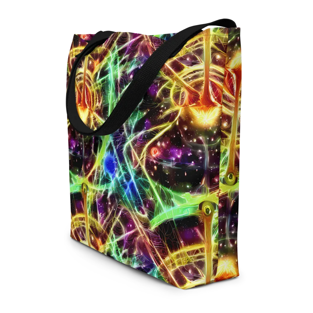 Stellar Thicket on Large Tote Bag W/ Pocket — Front