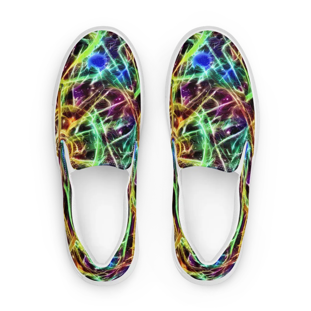 Stellar Thicket on Women's Slip-On Canvas Shoes — Front