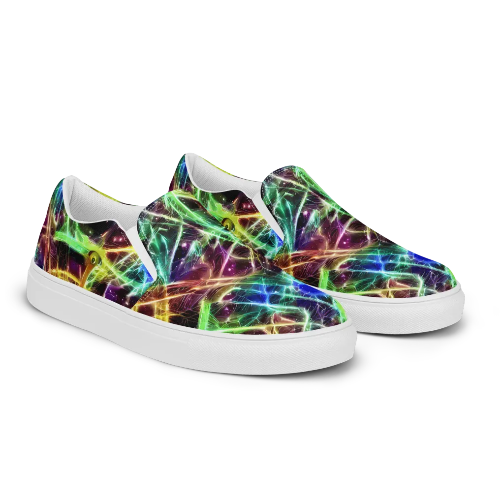 Stellar Thicket on Women's Slip-On Canvas Shoes — Right Front
