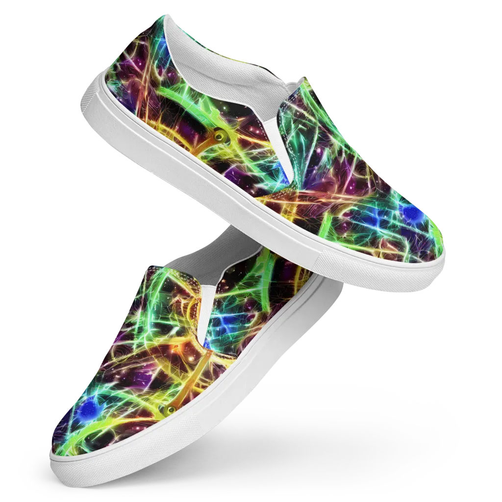 Stellar Thicket on Women's Slip-On Canvas Shoes — Front