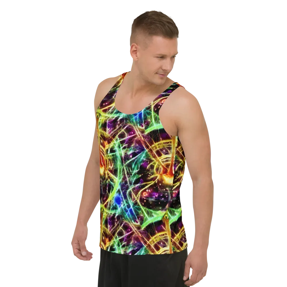 Stellar Thicket on Men's Tank Top — Left Front
