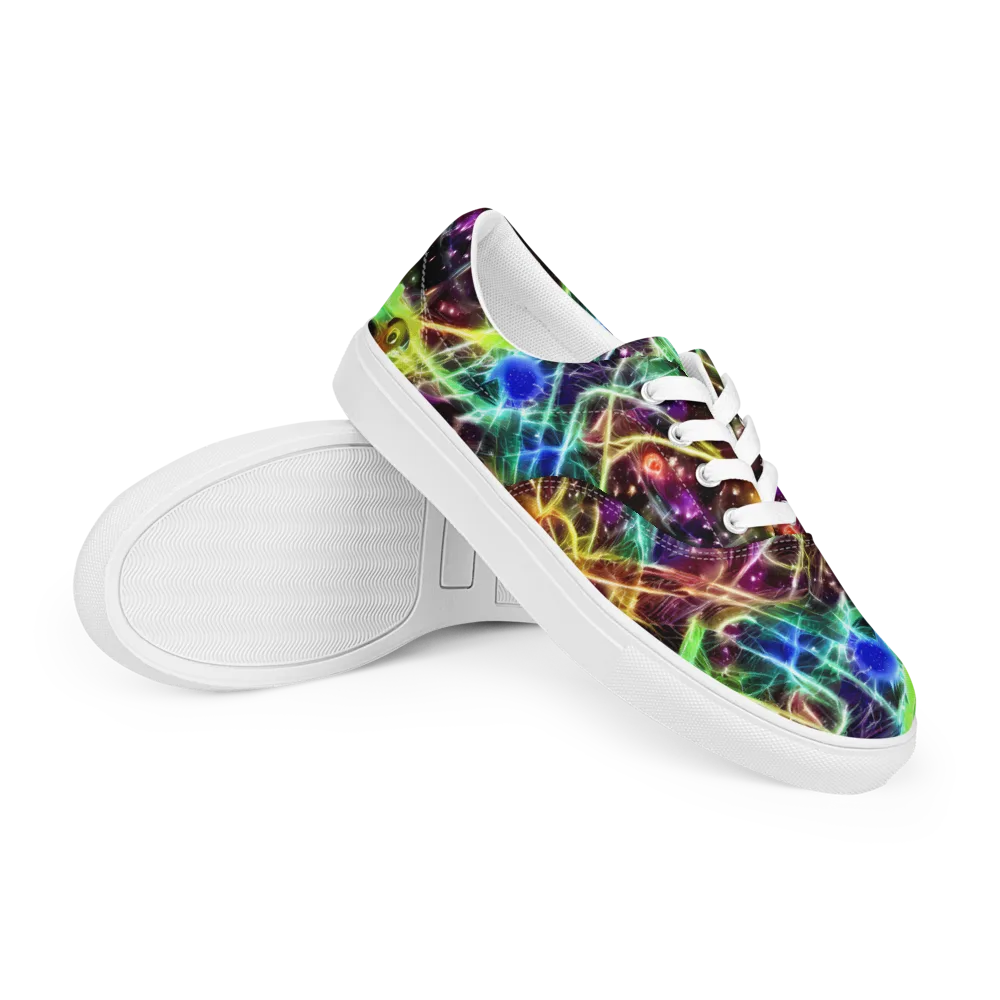 Stellar Thicket on Men's Lace-Up Canvas Shoes — Right Front