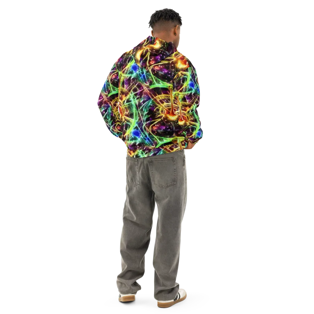 Stellar Thicket on Cotton Hoodie — Back