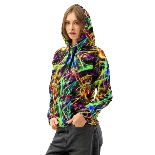 Stellar Thicket on a Cotton Hoodie