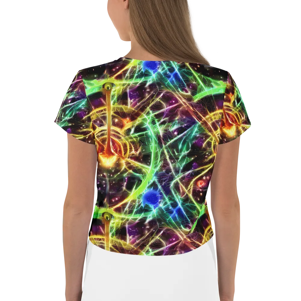 Stellar Thicket on Crop Tee — Back