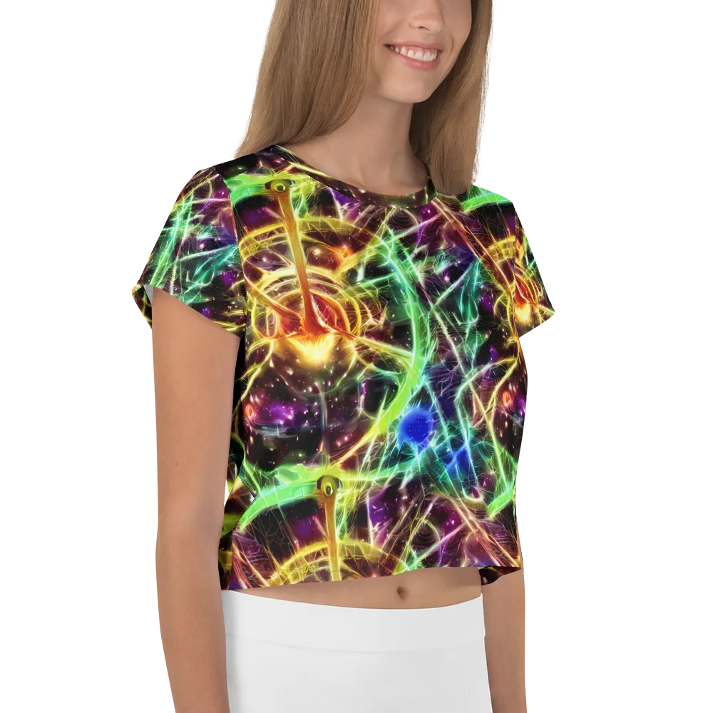 Stellar Thicket on Crop Tee — Right