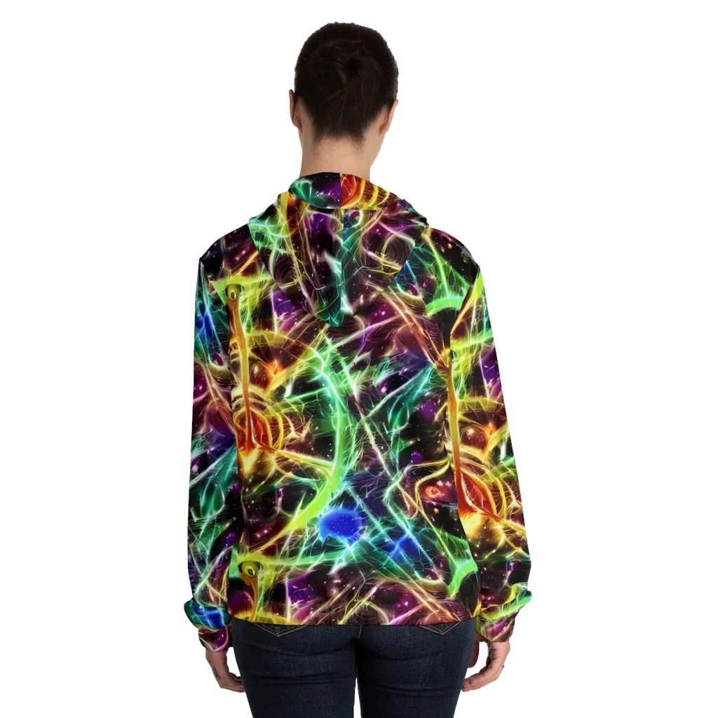 Stellar Thicket on Women's Full-Zip Hoodie — Back On Person