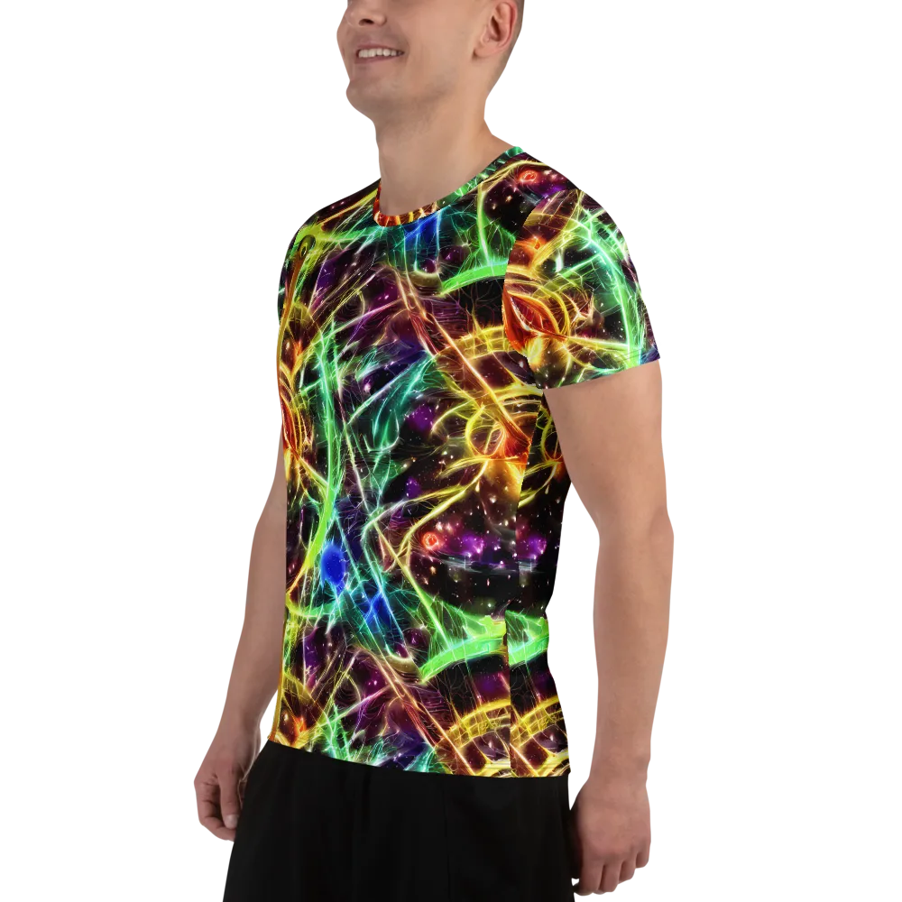 Stellar Thicket on Men's Athletic T-Shirt — Left