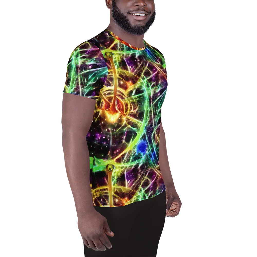 Stellar Thicket on Men's Athletic T-Shirt — Right
