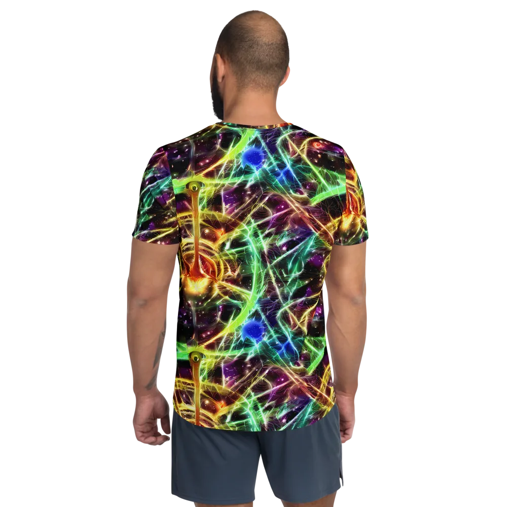 Stellar Thicket on Men's Athletic T-Shirt — Back