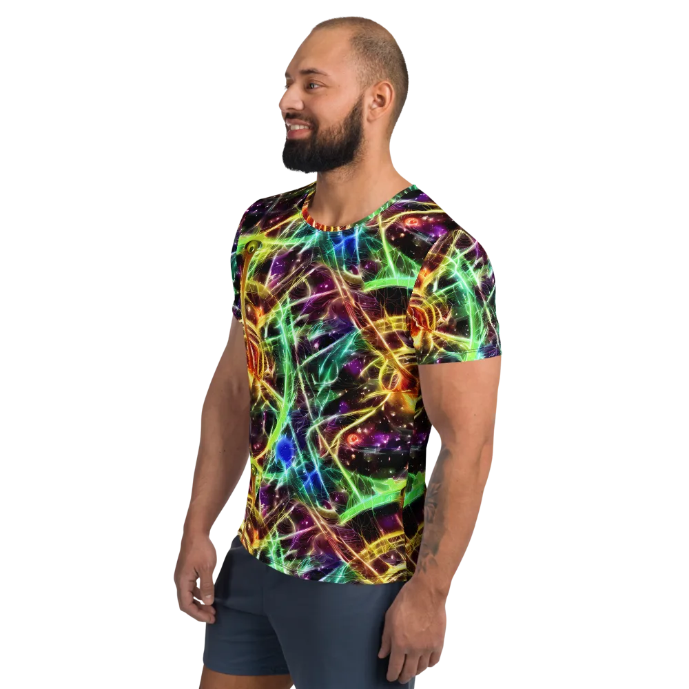 Stellar Thicket on Men's Athletic T-Shirt — Left