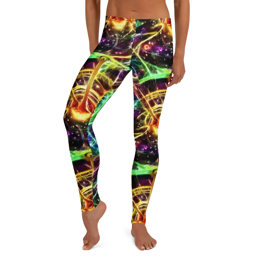 Stellar Thicket on Leggings — Front