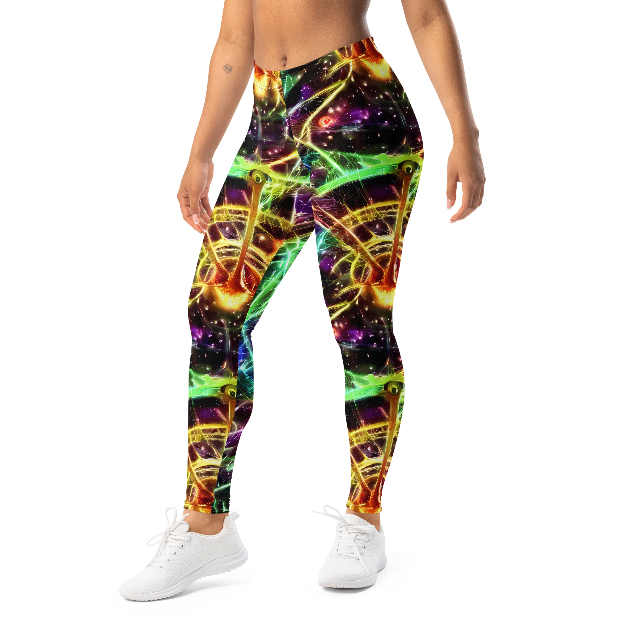 Stellar Thicket on Leggings — Left Front