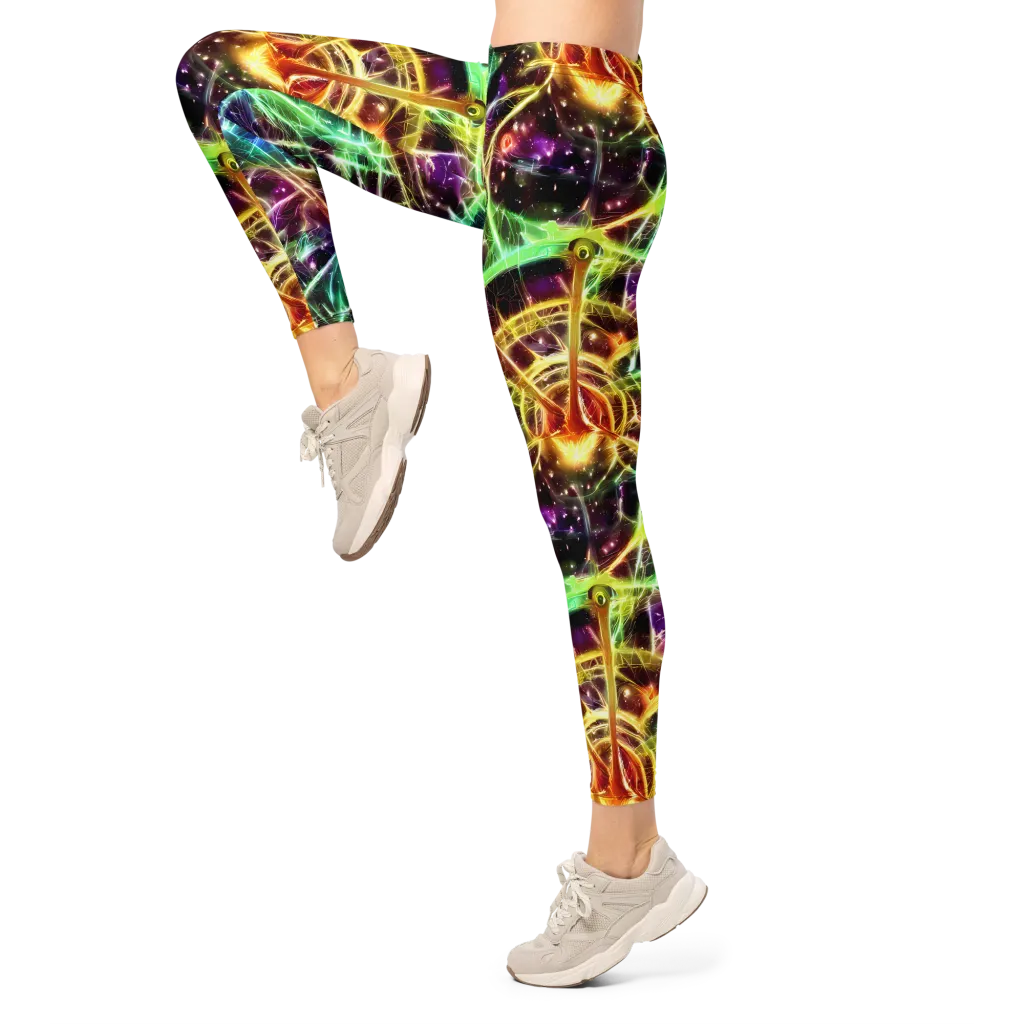 Stellar Thicket on Leggings — Left