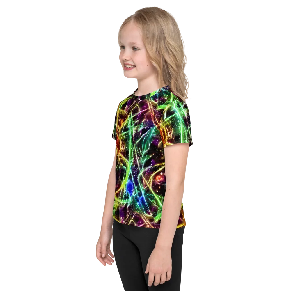 Stellar Thicket on Kids Crew Neck T-Shirt — Left