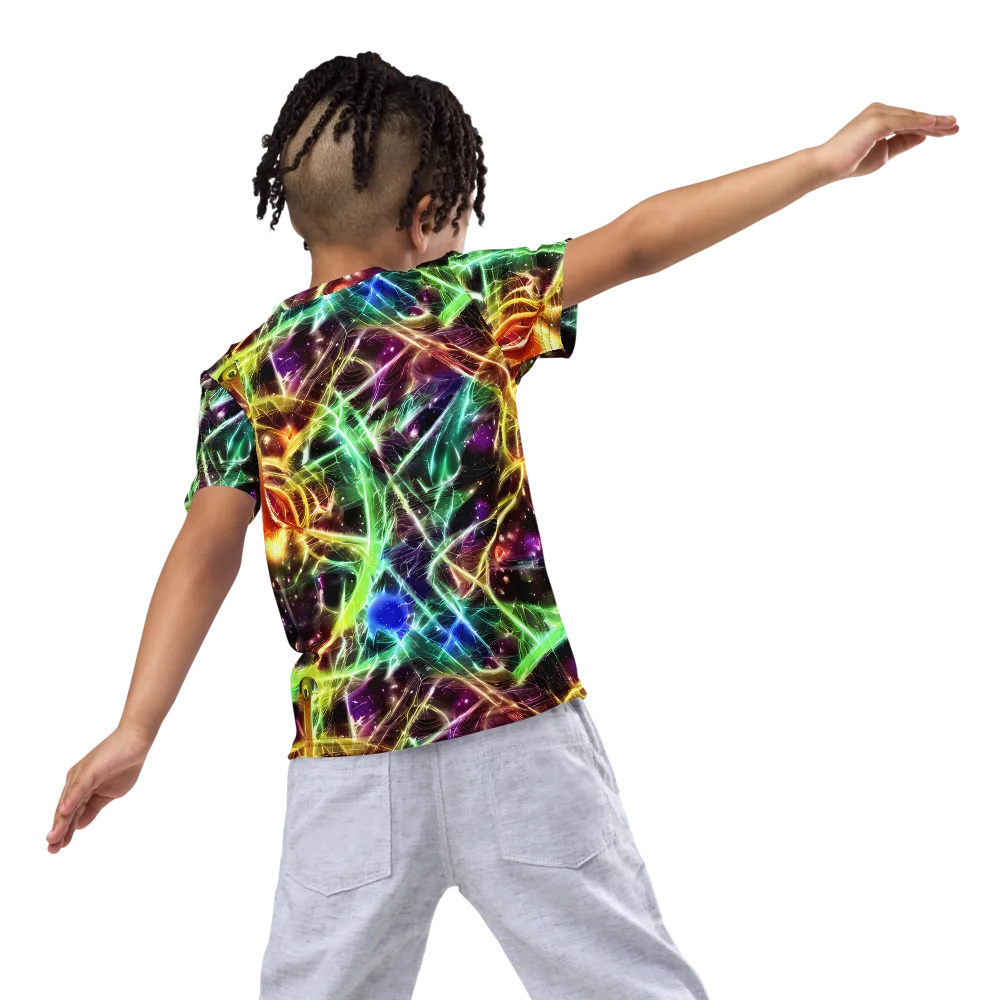 Stellar Thicket on Kids Crew Neck T-Shirt — Back
